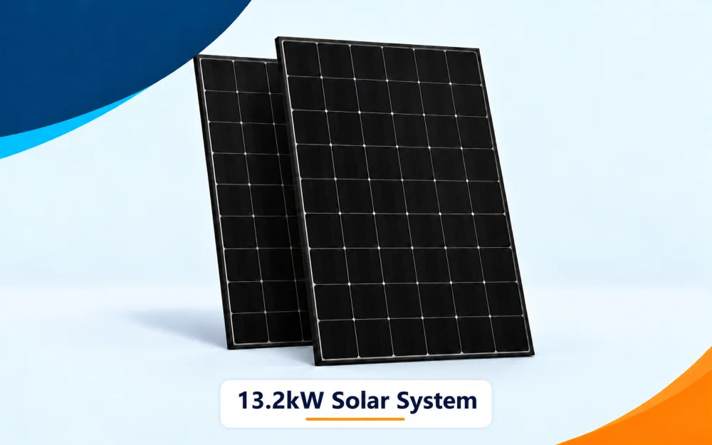13.2kW solar panel system installed by Smart House Solar